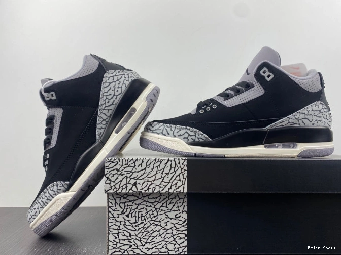 Bmlin CK9246-001 Off Noir Jordan 3 Air WMNS 0716